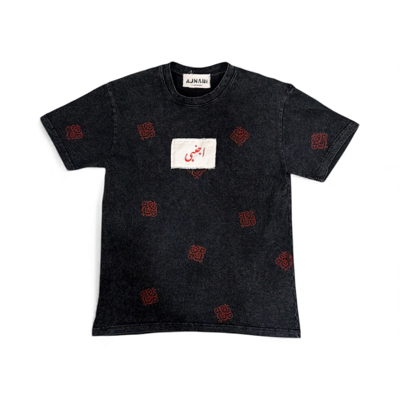 Ajnabi Blockprint Patchwork Tee